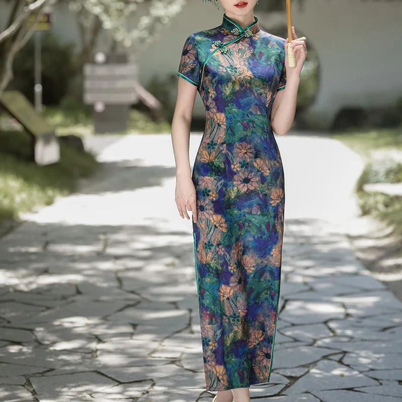 

Cosplay Costumes Stage Party Cheongsam Chinese Dress Qipao Ethnic Style Streetwear Vintage Women Clothes Vintage Clothing