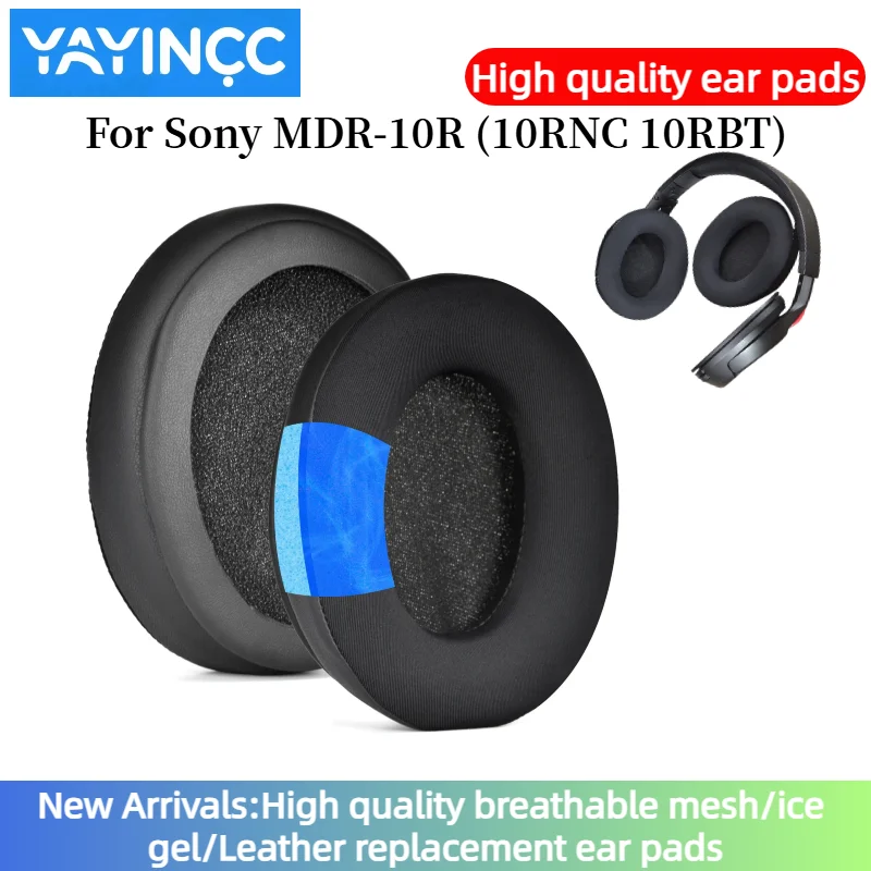 

YAYINCC Replacement Ice gel Ear Pads Cushions For Sony MDR-10R (10RNC 10RBT) Headphone Soft Memory Foam Pads/Earpads