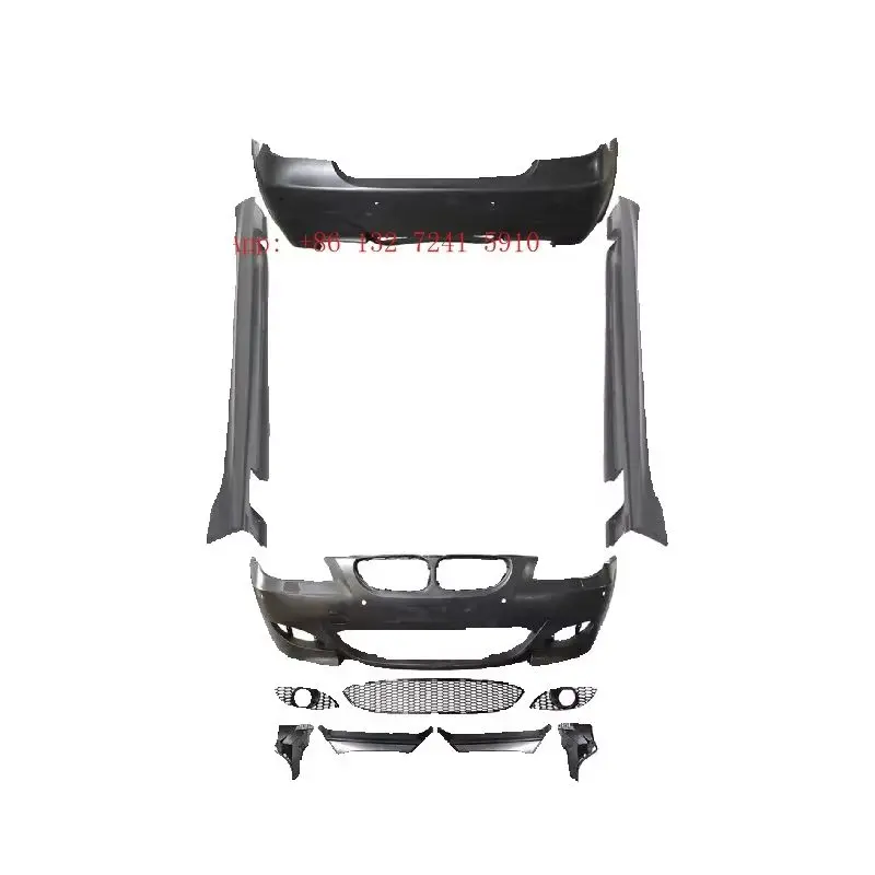 Hongsheng Best-Selling 5 Series E60 to M5 Body Kit with Front Bumper Rear Bumper And Side Veneer Conversion Accessories