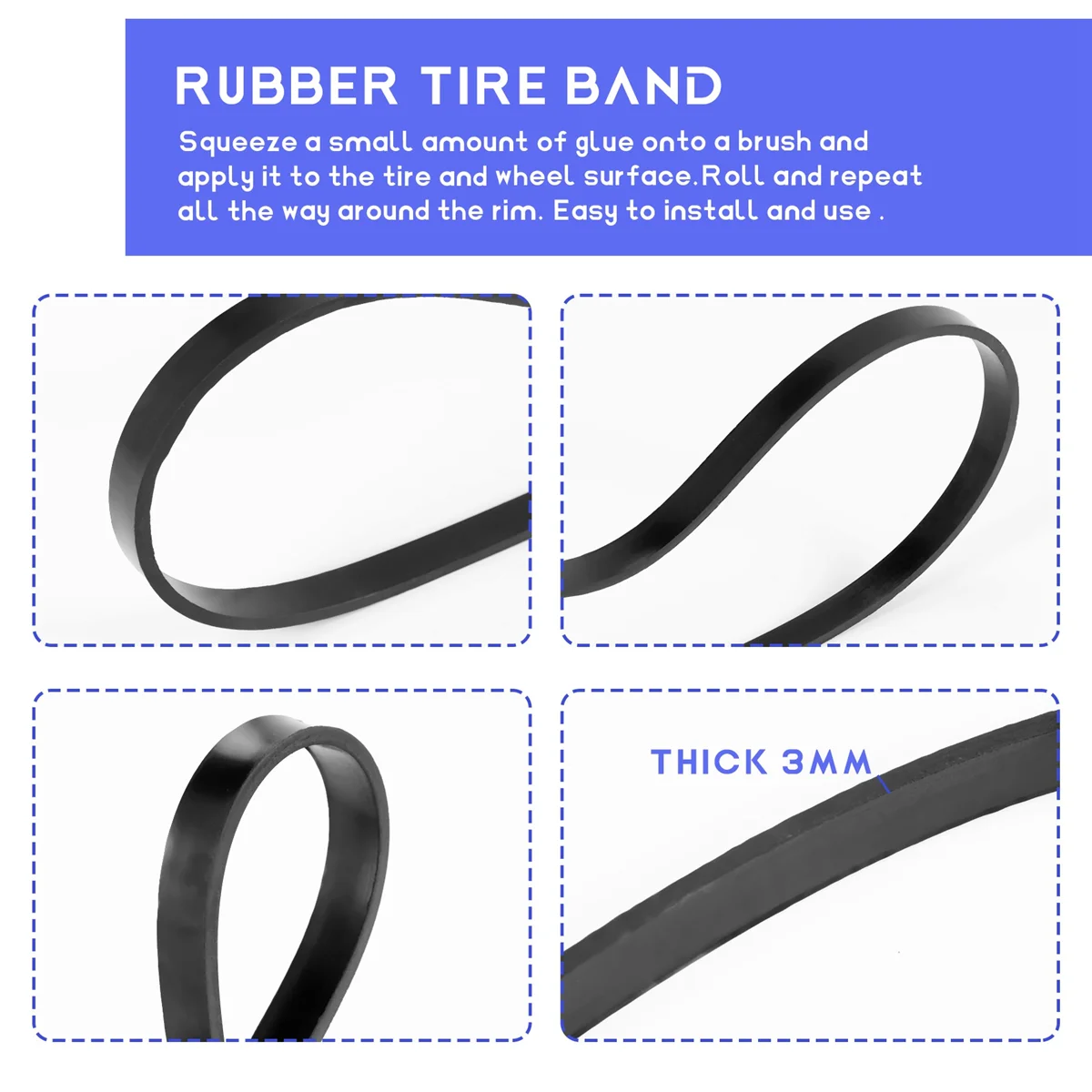 Ленточная пила, Резиновая лента для шин, запасные части для деревообработки, для ленточной пилы 10 дюймов, колесо прокрутки, 2 шт.