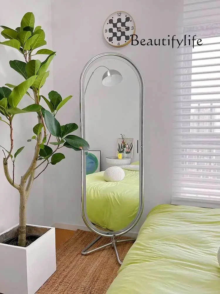 

muebles para hogar Full-body mirror integrated butterfly full-length mirror medieval rotating fitting floor mirror