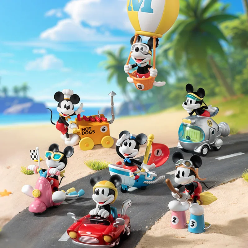 

Disney Mickey Mouse Setting Off Series Blind Box Surprise Box Original Action Figure Cartoon Model Mystery Box Collection Girls