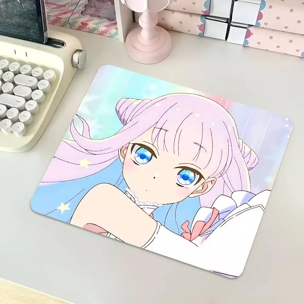 Byakuya Mimori Anime Characters Mousepad Small LockEdge Mouse Pad For Gamers Computer Desk Pad Rectangular Anti-slip Rubber