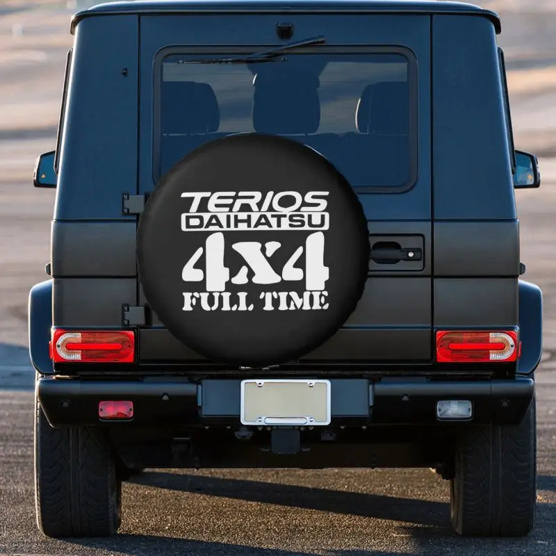 Universal 4x4 Full Time Spare Tire Cover for Daihatsu Terios RV SUV Camper Car Wheel Protector Covers 14\