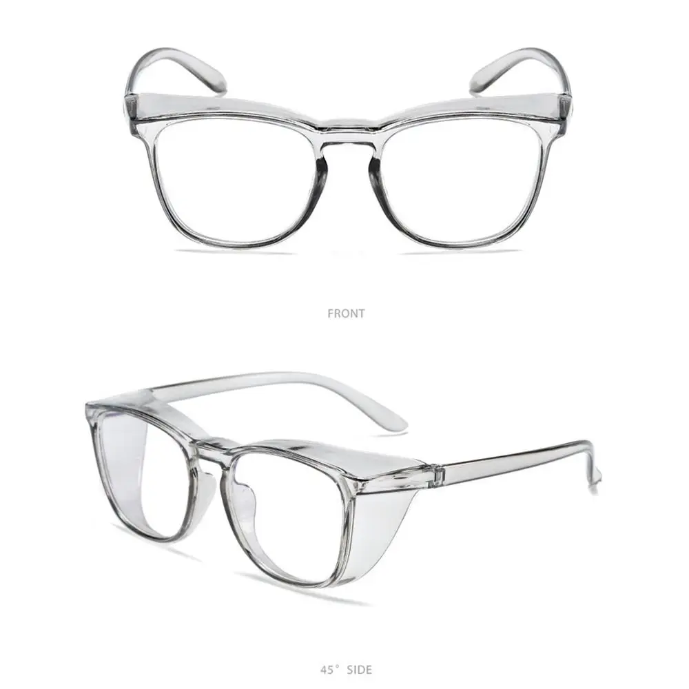 Side Shields Safety Glasses Blue Light Blocking Scratch Resistant Protective Spectacles Comfortable To Wear Anti Impact