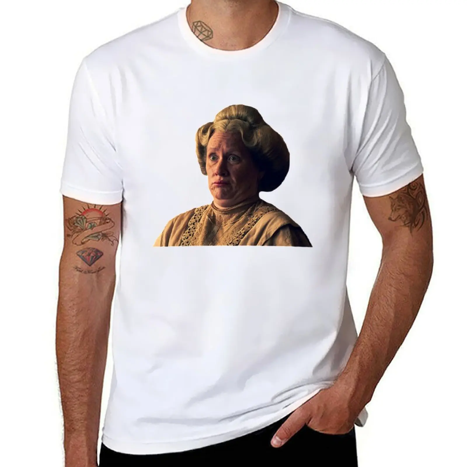 

Lady Fanny, ghosts bbc T-Shirt t shirts for man cotton soft t shirt man plain T-Shirt
