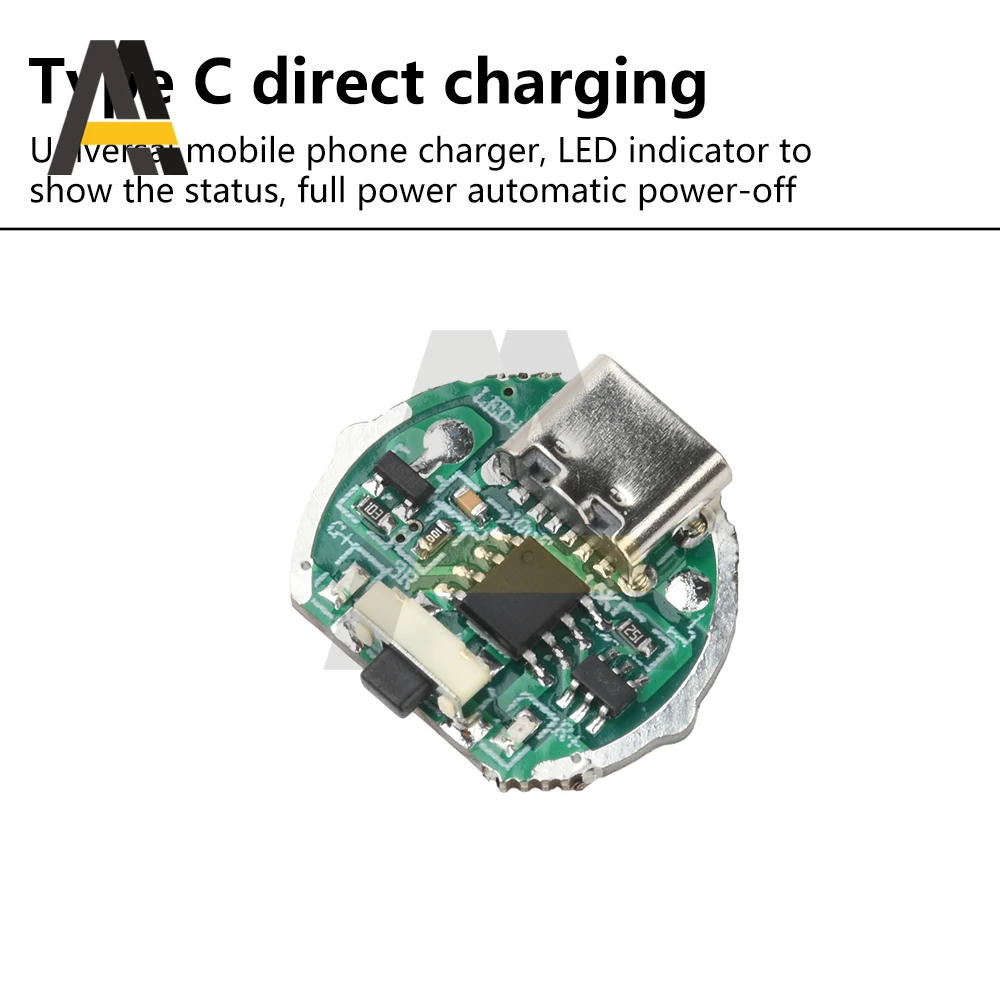10 ワット DIY 懐中電灯制御マザーボード LED ドライバ制御ボード輝度調整可能な充電保護スイッチ付き