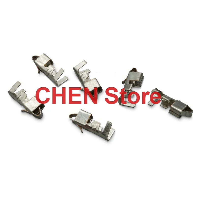 100PCS NEW SM2.54 Pair Of Plug-in Connectors Female Terminals Reeds Cold Ferrules Crimping Copper Terminals