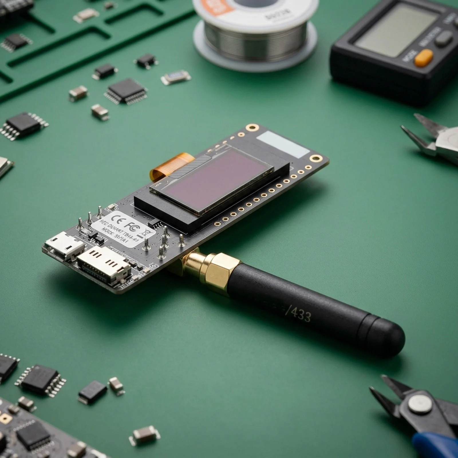LoRa32 V2.1 Module 433MHz 868MHz 915MHz With Display Card For Wireless Data Transmission Smart Device Parts
