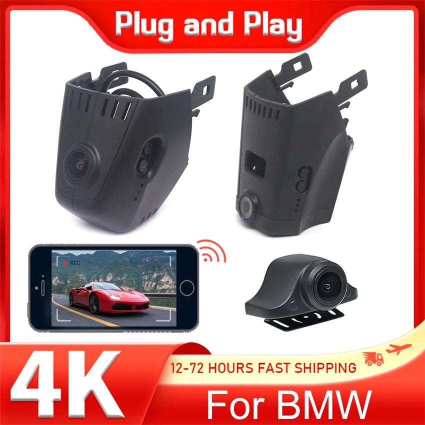 Car DVR for BMW 5 Series,6 Series GT,7 Series,G30 G31 G32 G11 2018 to 2023,Plug and play Dash Cam 4K Dashcam Camera