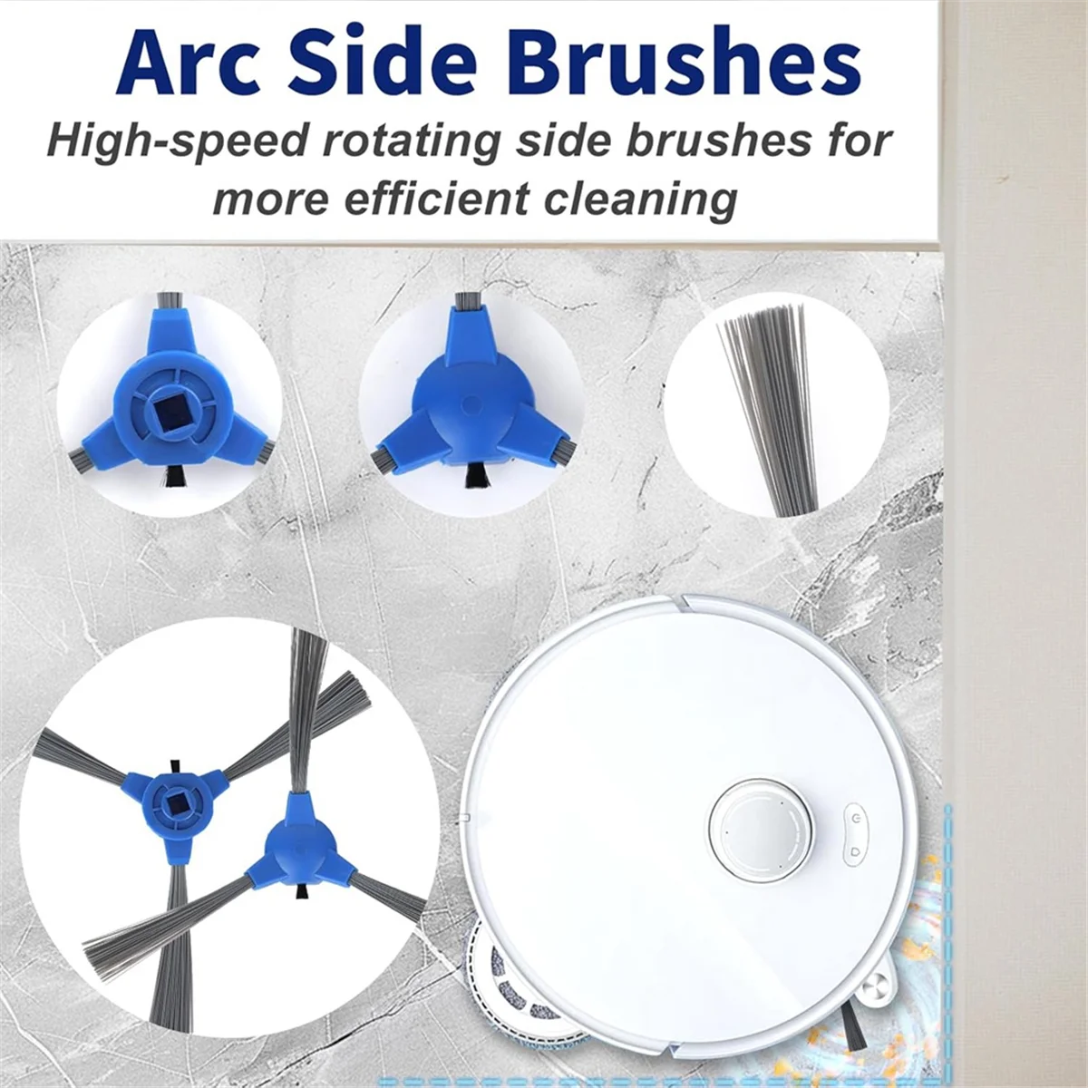 Аксессуары EULM для Eufy RoboVac 11S Slim/11S Plus, 30/30C, 15C/15T, 25C, 35C, 12 запасных частей для робота-пылесоса