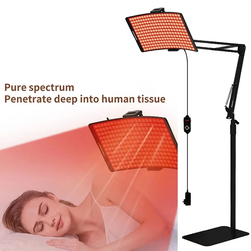 Red Light Therapy Lamp For Full Body Near Infrared Light Device Face LED Light Pain Stress Relief Daily Skin Care 660nm 850nm