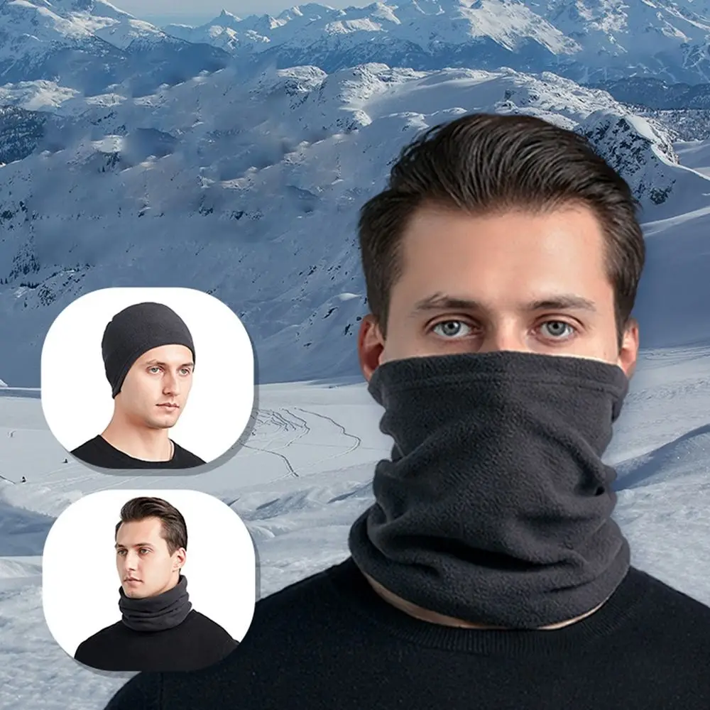 

Winter Polar Fleece Fleece Neck Tube Thermal Warm Beanie Headwear Windproof Soft Neck Warmer