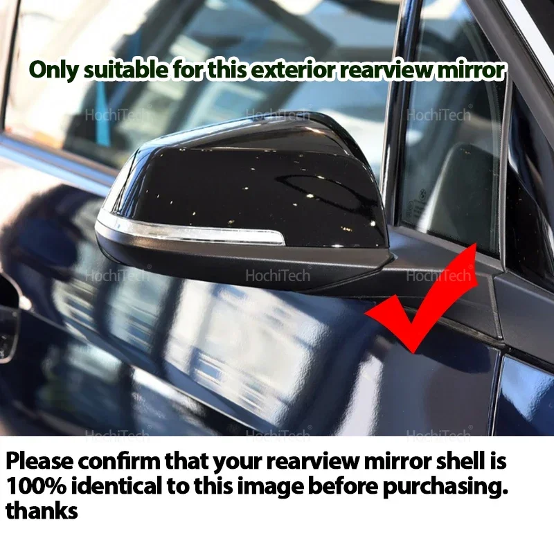 for BMW F20 F21 F22 F23 F30 White F34 F32 F33 F36 E84 F87 I3 Bright Black Rearview Mirror Cover Wing Side Rear View Mirror Cap