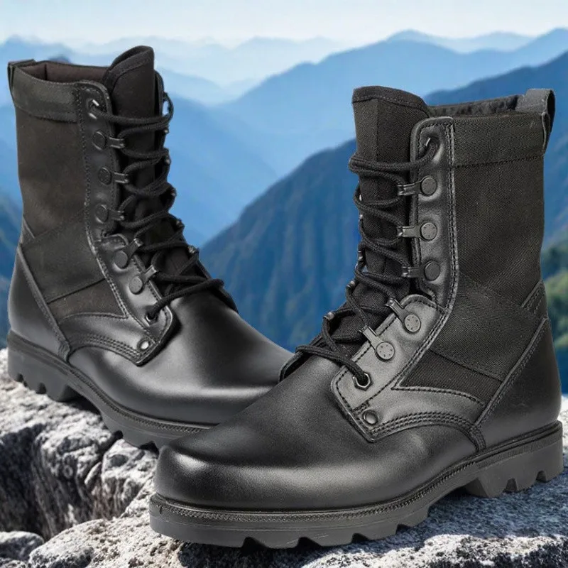 bottes-d'entrainement-militaire-ultra-legeres-et-haute-performance-pour-l'escalade-en-exterieur-la-randonnee-les-forces-speciales-vetements-de-travail-tactiques-semelle-en-caoutchouc
