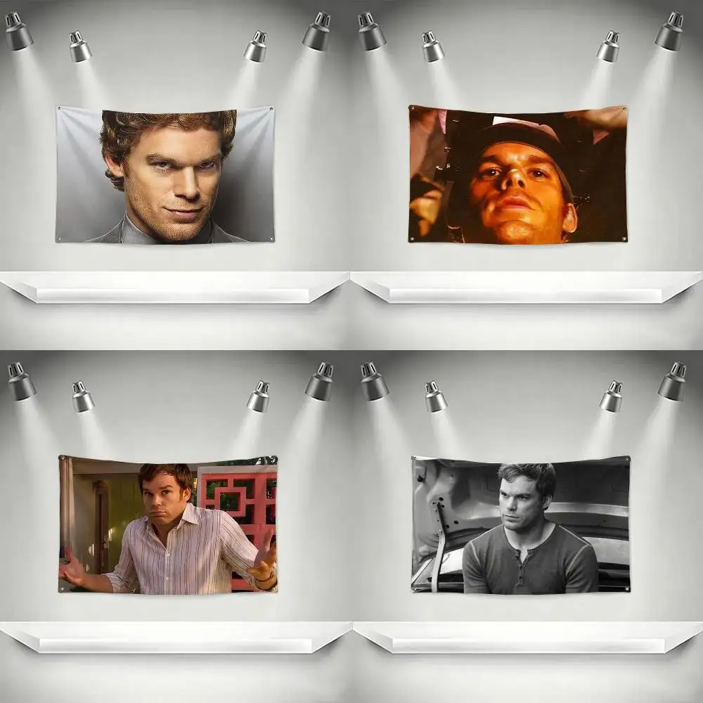 Movie Dexter Morgan Flags Wall Hanging Tapestry Outdoor Garage Room Decorative flag Background Blanket