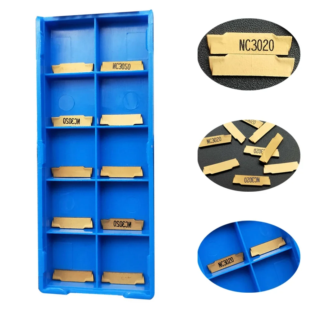 

10pcs MGMN150G NC3020 Carbide Turning Inserts Suitable for Cast Iron with High Strength and Efficient Machining Performance