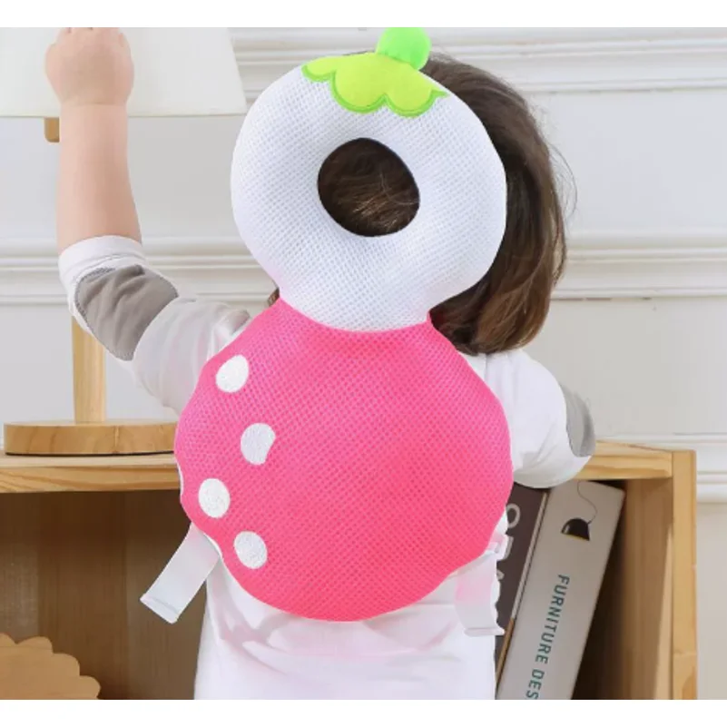Newborn Headrest Security Pillows Backpack Toddler Baby Head Fall Protection Pad Cushion Cartoon Soft Security Pillows Backpack