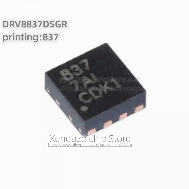 5pcs/lot DRV8837DSGR DRV8837 Silk screen printing 837 WSON-8 package Original genuine Motor driver chip