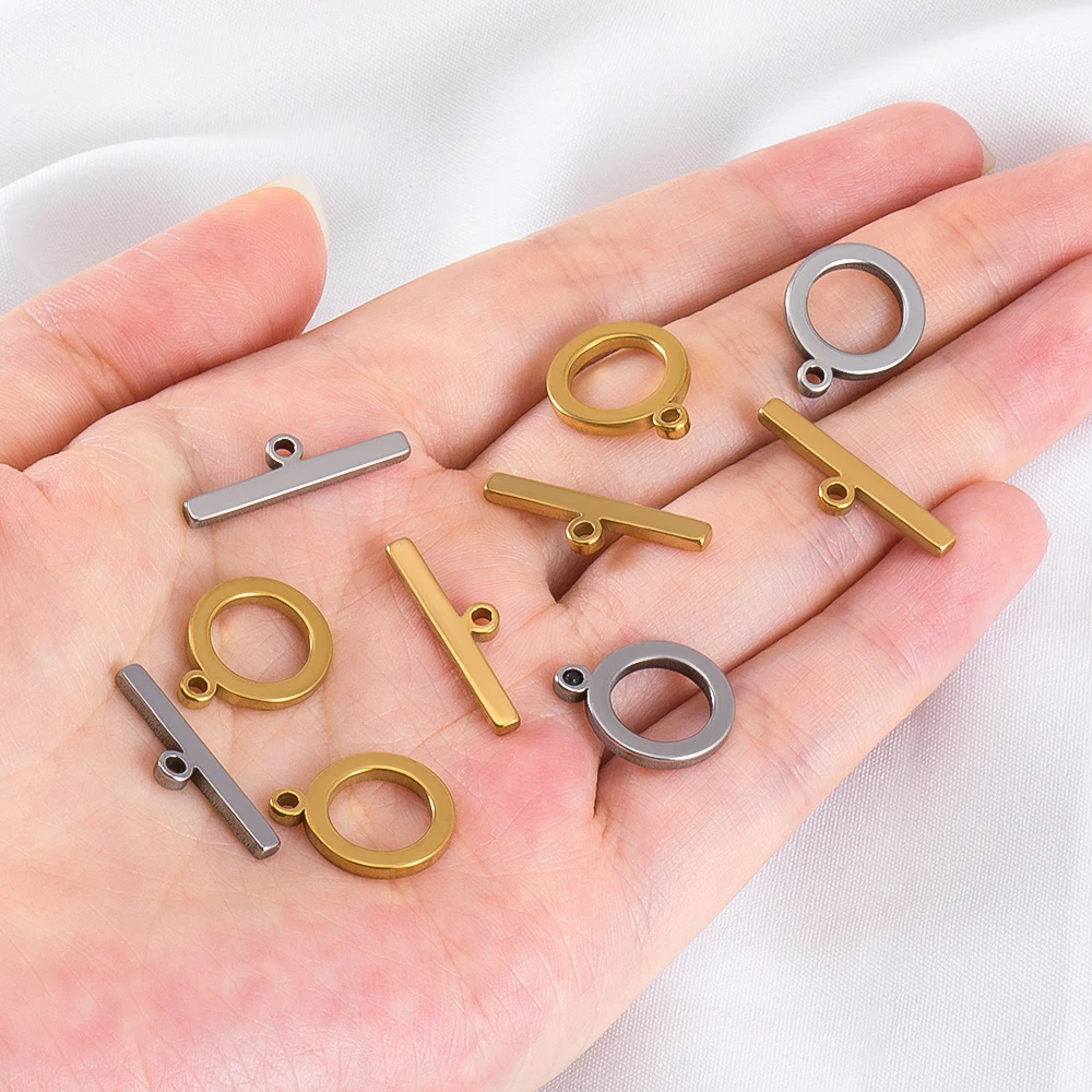 5 Sets Stainless Steel Toggle - Hoop Earrings recension och pris