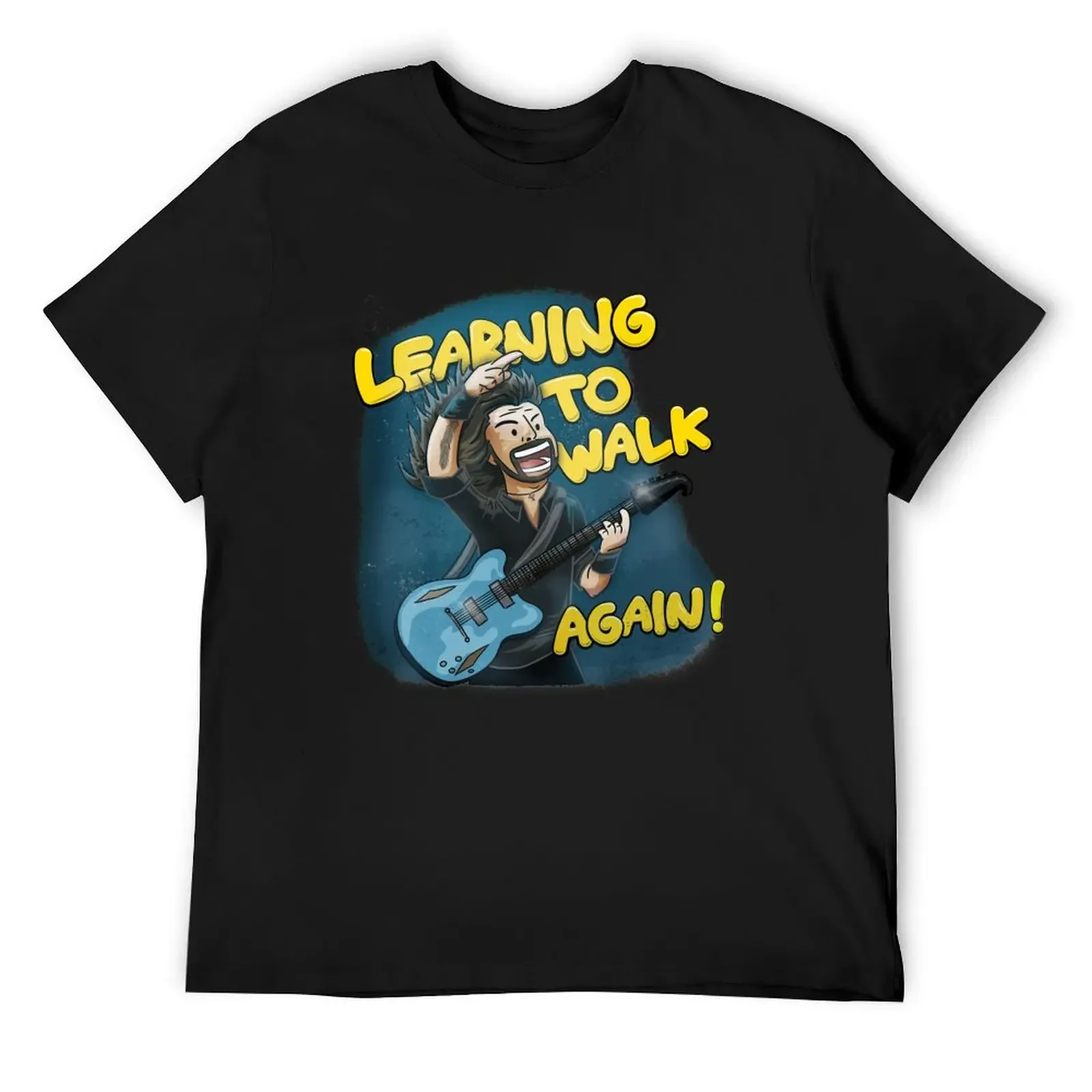 Learning to Walk Again T-Shirt graphics for a boy quick-drying heavyweight t shirts for men