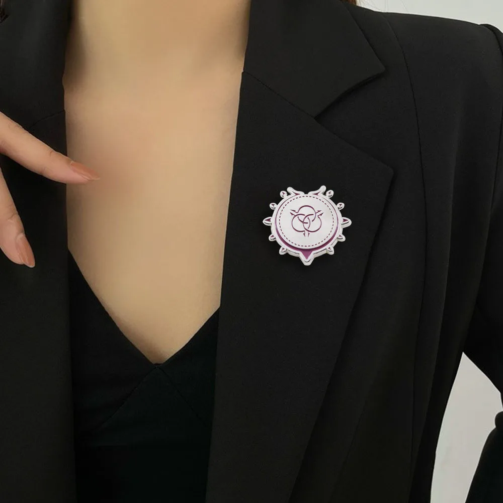The Rising of The Shield Hero Raphtaria Tattoo-Muster-Abzeichen, klassische Anime-Charakter-Derivate, Brosche, Dekoration – Detail 6