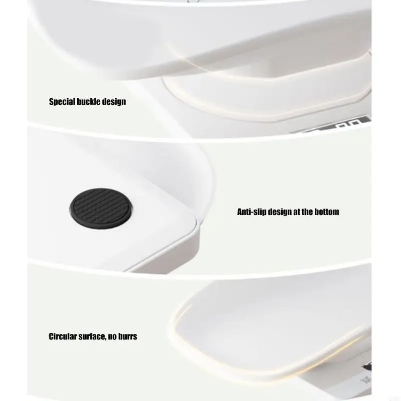 Accurate Weighing Scale Portable Pet Scale for Newborns Cats and Dogs with High LCD and Hanging Storage Q5WC