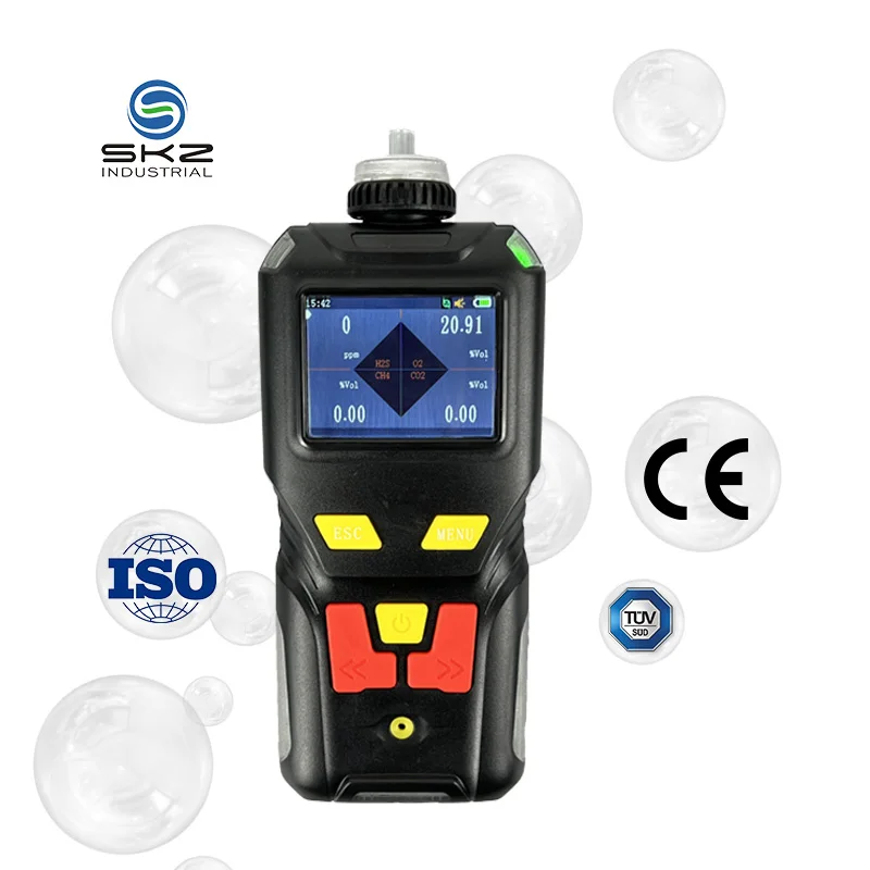 

100%vol Carbon Dioxide CO2 Nitrogen N2 O2 3 in 1 Multi Purity Analyzer Testing Instrument