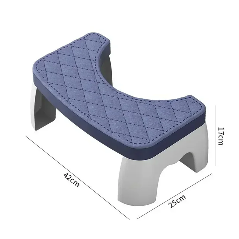 ABBN-Home Accessori per il bagno per adulti Sgabello per WC Sgabello per WC antiscivolo rimovibile Sgabello per WC portatile Sgabello per squat