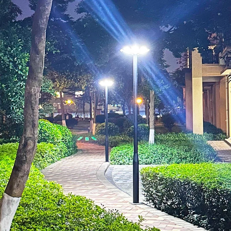 Modern UFO Shape LED Solar Disc Garden IP65 Waterproof Warm White Path Human Sensor Aluminum DC Power Certified ROHS for