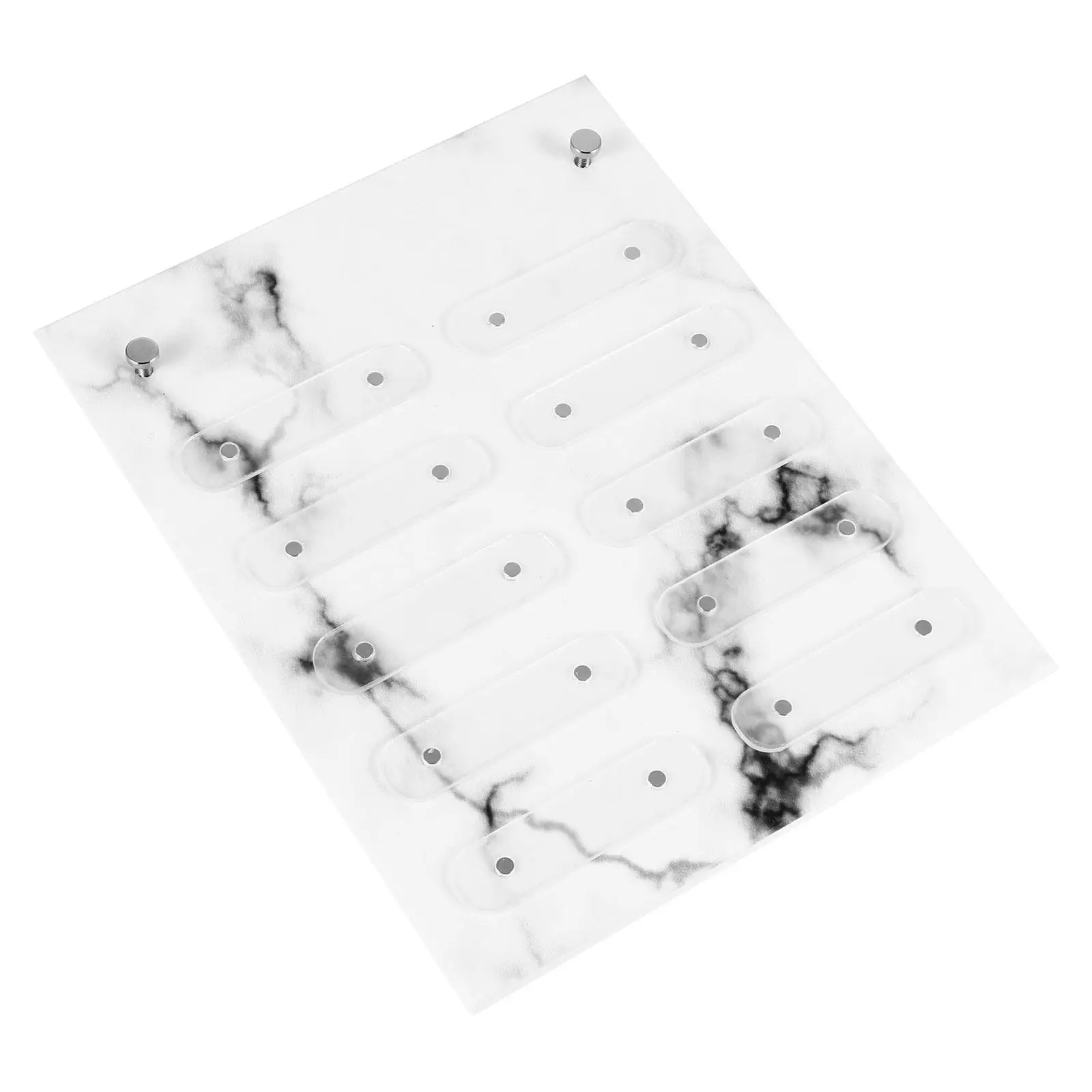 

Magnetic Nail Display Board Marble Pattern Acrylic Color Cards Holder Detachable Stand Manicure Art Showing Holder