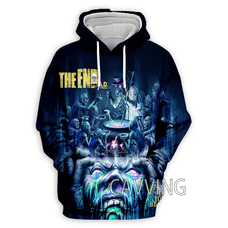 New Fashion 3D Printed  THE END A.D. Band  Hoodies Hooded Sweatshirts Harajuku  Hoody  Tops Clothing for Women/men