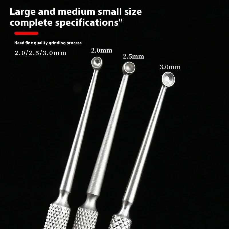 1pcs Medical microscopic ophthalmology instruments, soft wart scraper, scraper, double-headed meibomian gland scraper