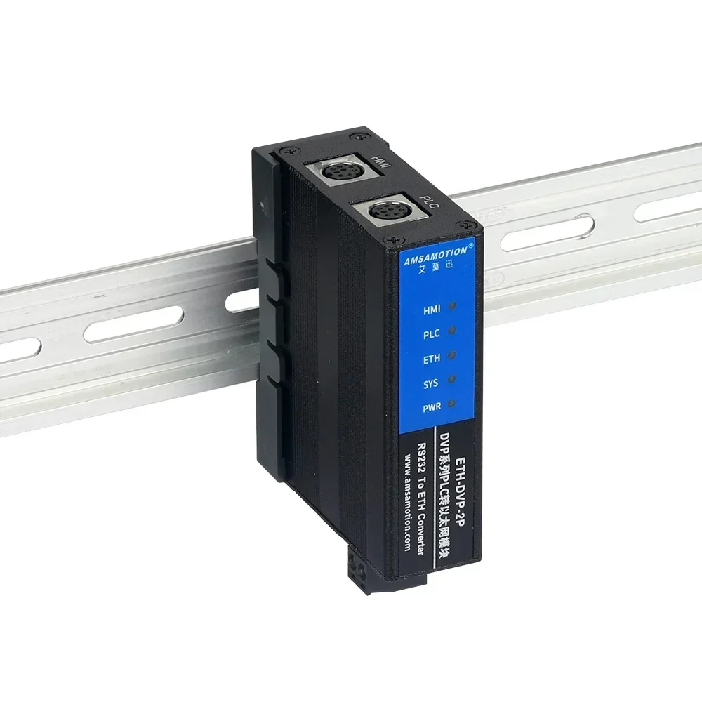 ETH-DVP-2P Ethernet Extension Module RS232-ETH to HMI Converter Suitable for Delta DVP Series Communication Programable PLC