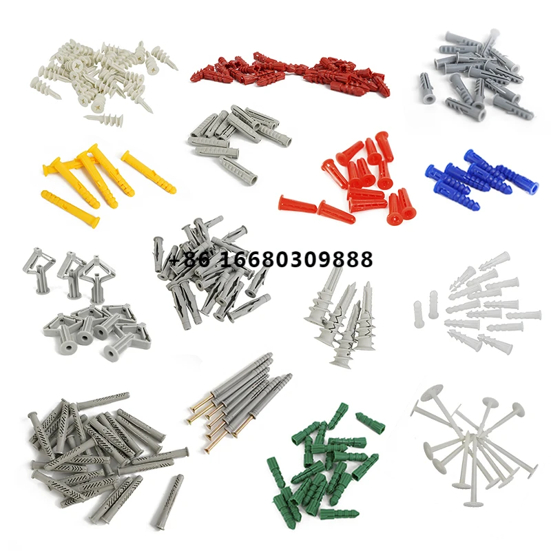 Plastic Expansion Drywall Anchor, Cheap And All Size Super Expansion Anchor Universal Nylon Plug