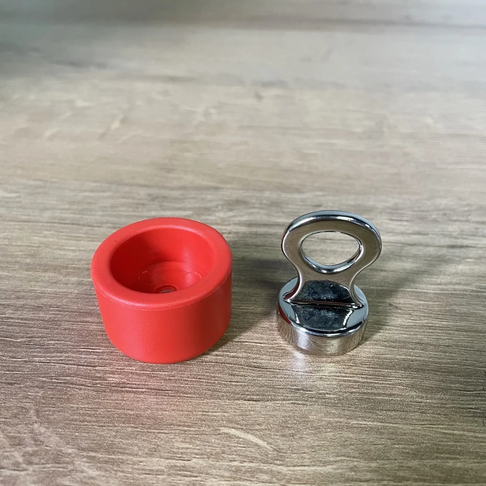 Rose Red Plastic Lock with Steel Pin PVC Cap Magnet Key Pink Magnetic Lock for Restraint Belt Patient Safety Hospital Transport