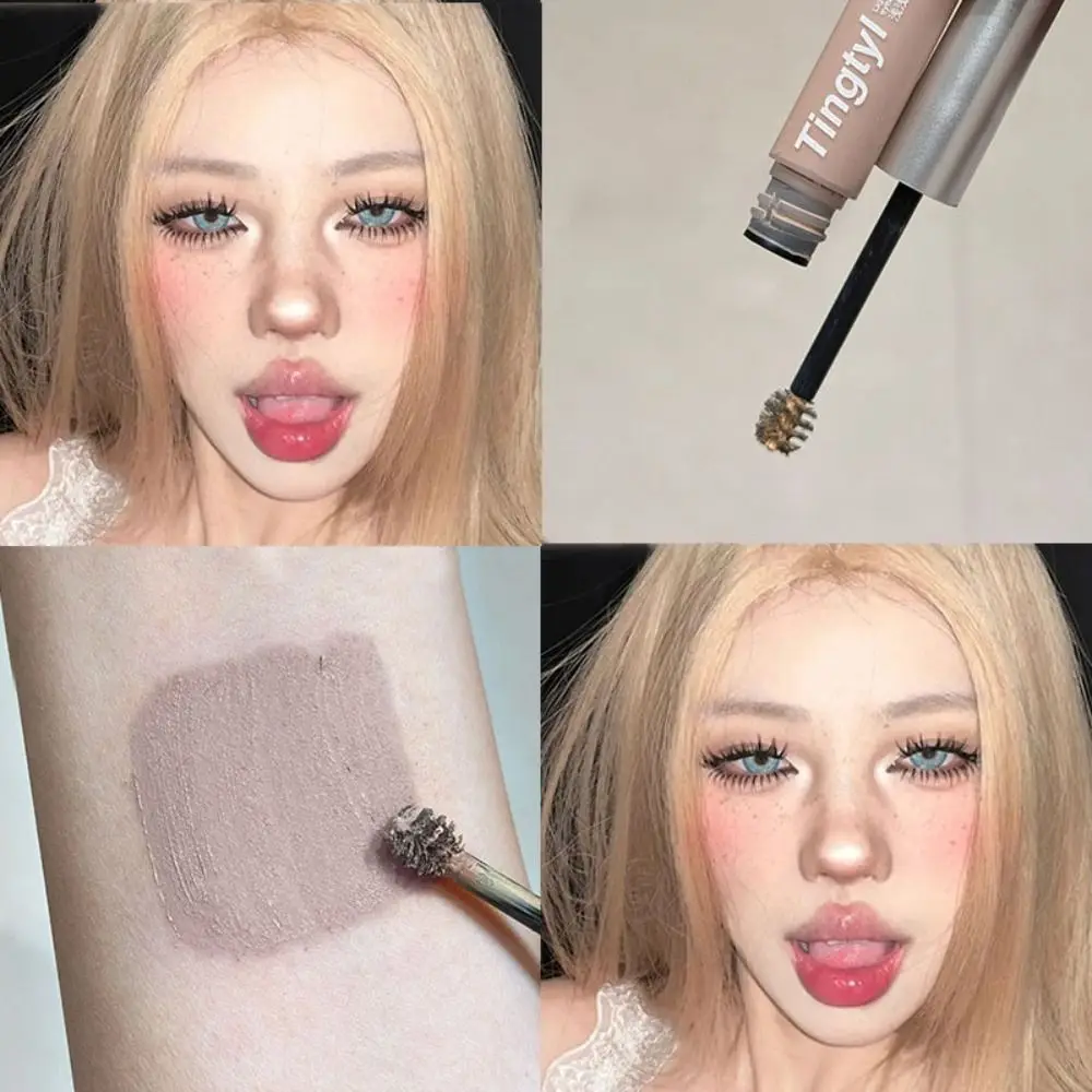 جديد مقاوم للماء كريم صبغ الحواجب التجفيف السريع مقاوم للعرق الحاجب جل طويل الأمد الحاجب الطبيعي ماسكارا النساء الفتيات