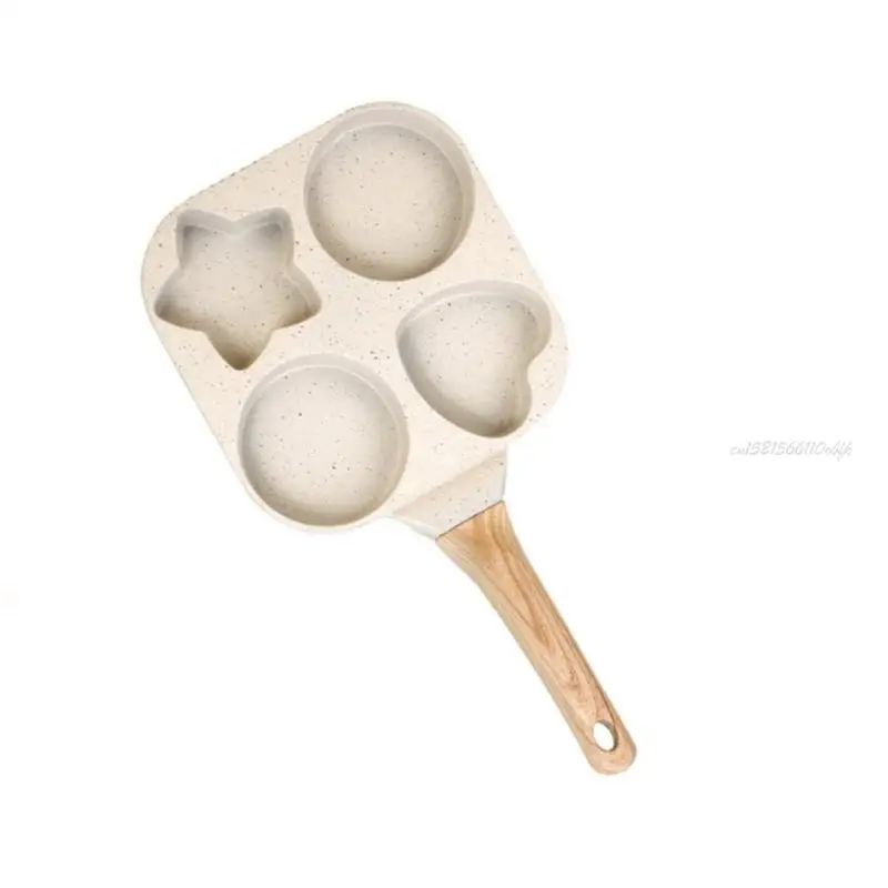 가스 및 유도 스토브를위한 긴 손잡이 아침 식사 알 쿠커가있는 27RB 프라이팬 긁힘 방지 기술 사용