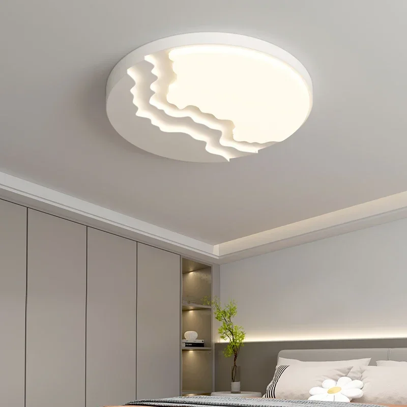 

Nordic Minimalist Modern Round Led Ceiling Lamp Indoor Living Home Room Lighting Creative Design Bedroom Ceiling Lights Fixtures