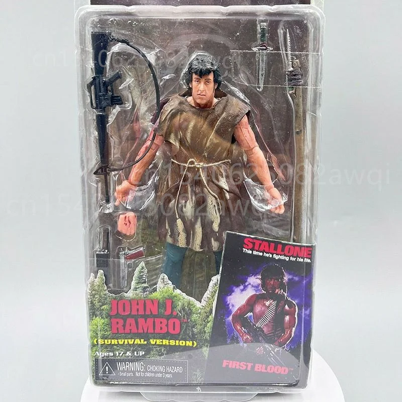 NECA Figur First Blood John J Rambon Drake Ultimate Edition PVC Action Figure Sammlung Modell Spielzeug 17 cm Geburtstag Weihnachten Geschenk – Detail 3