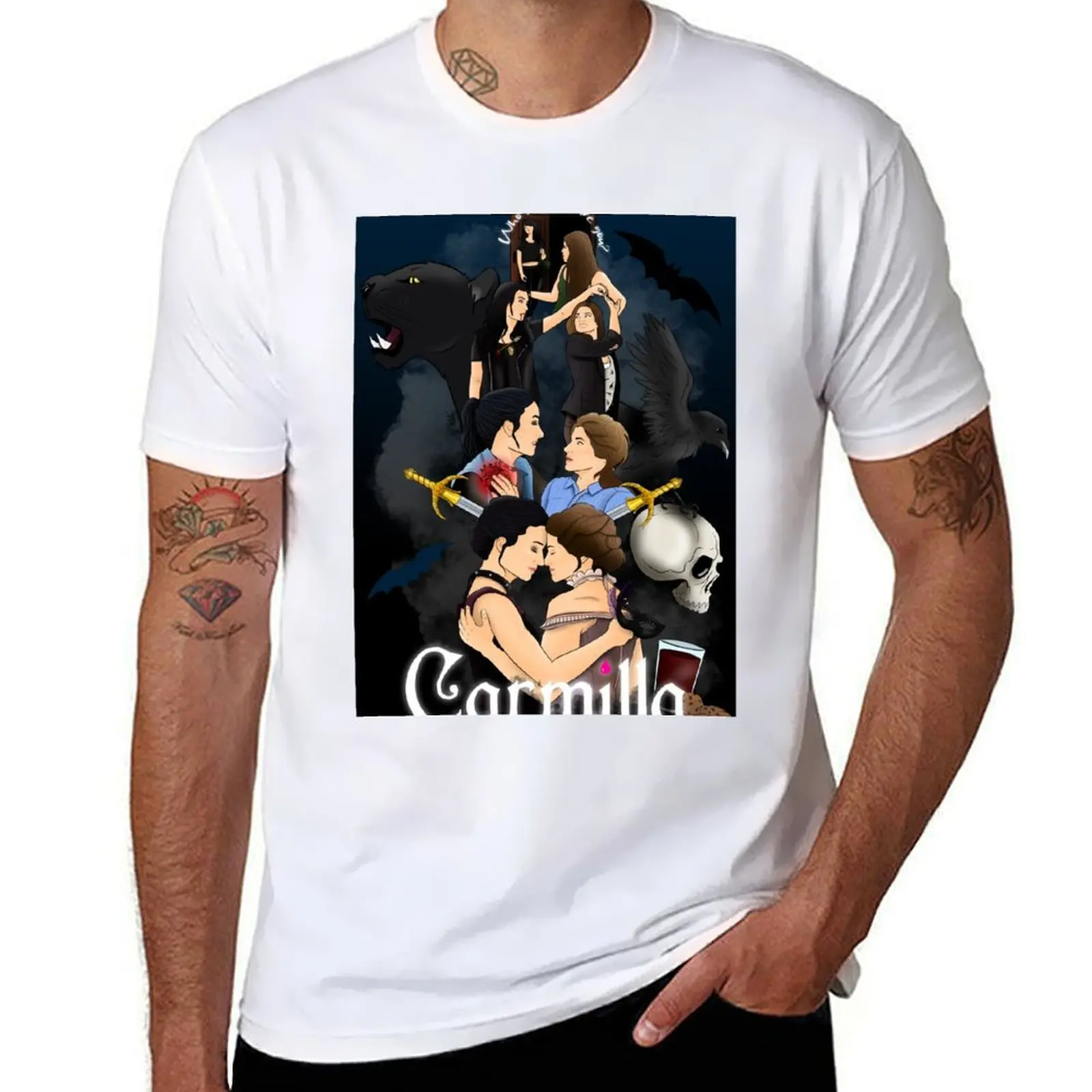 

Carmilla poster T-Shirt t shirts for man cotton soft black cotton t-shirt plain for man package T-Shirt