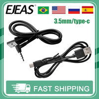 Original EJEAS V6 Pro+/V4 Plus 3.5mm/Type-C Data Charging Cable Motorcycle Helmet Intercom Bluetooth Headset Accessories