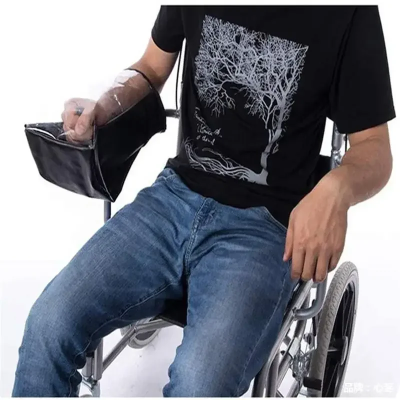 Transparent Wheelchair Control Panel Protective Cover Disabled Electric Wheelchair Waterproof Control Lever Chair Accessories