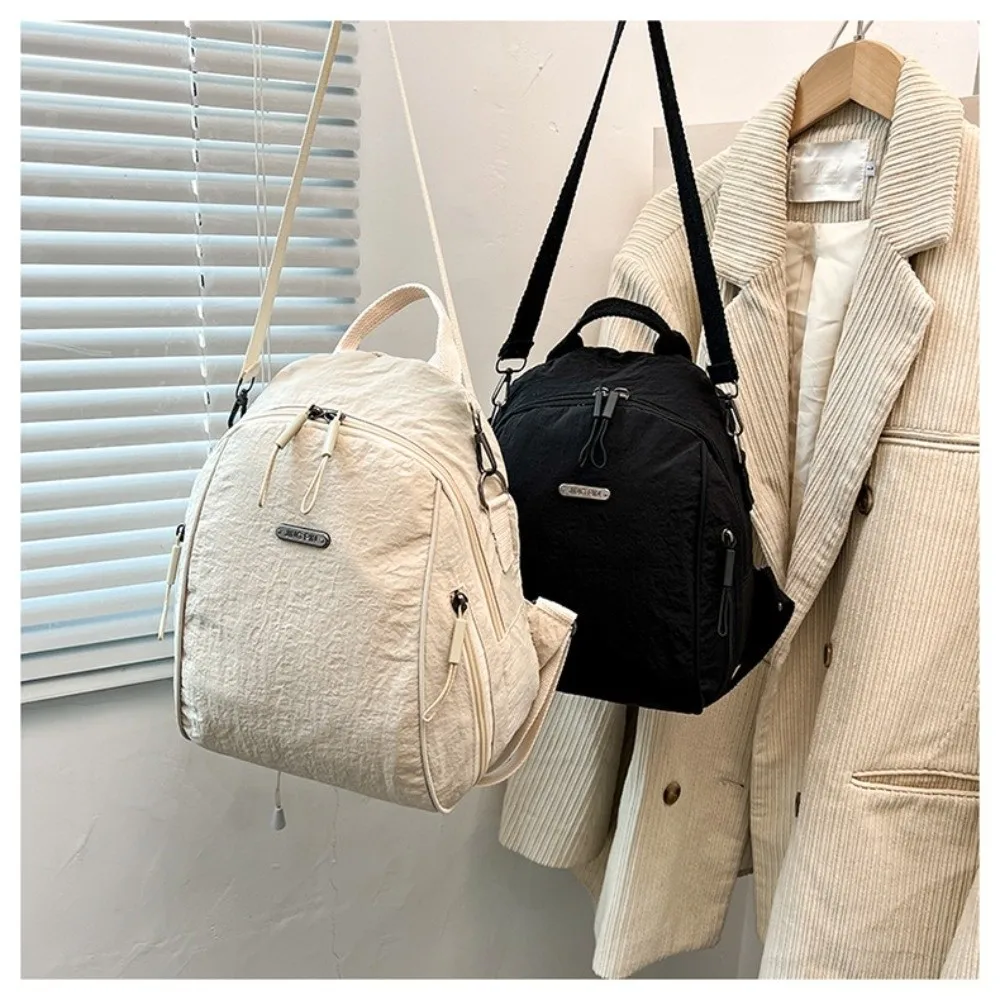 

Модный небольшой рюкзак большой емкости из ткани Оксфорд, легкая сумка на плечо, однотонная женская школьная сумка, женская