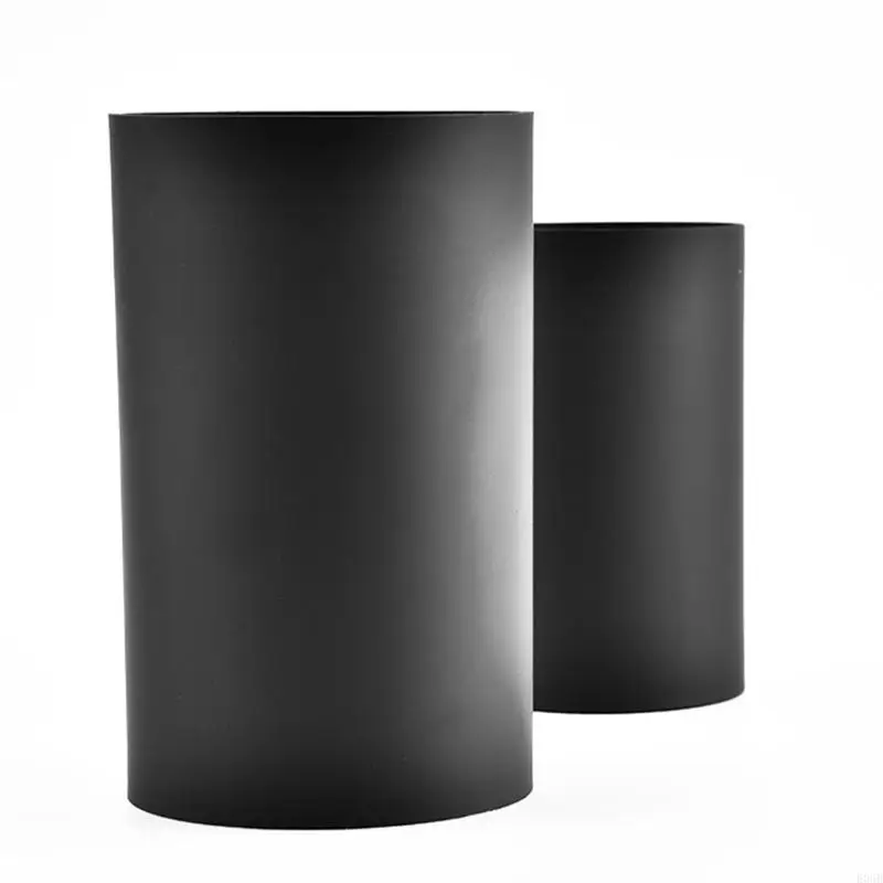 E06B Kitchen Utensil Holder Black Plastic Storage Tableware Drying Canister