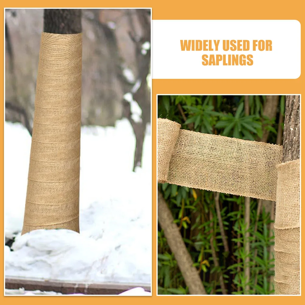 Premium Burlap Tree Protector 20Cm X 5M Reusable Garden Trunk Wrap For Frost Winter Protection Bark Repair Deer
