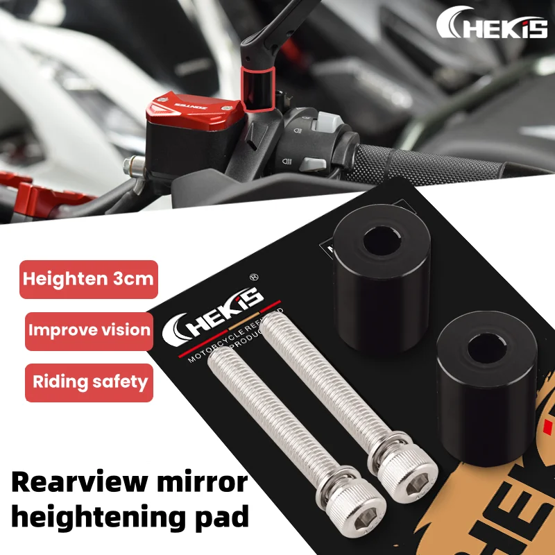

Chekis Is Suitable for Zontes 368g 501g 368E 368K 368D 368m Rearview Mirror Heightener, Inverted Mirror Heightening Base, Modification Accessories