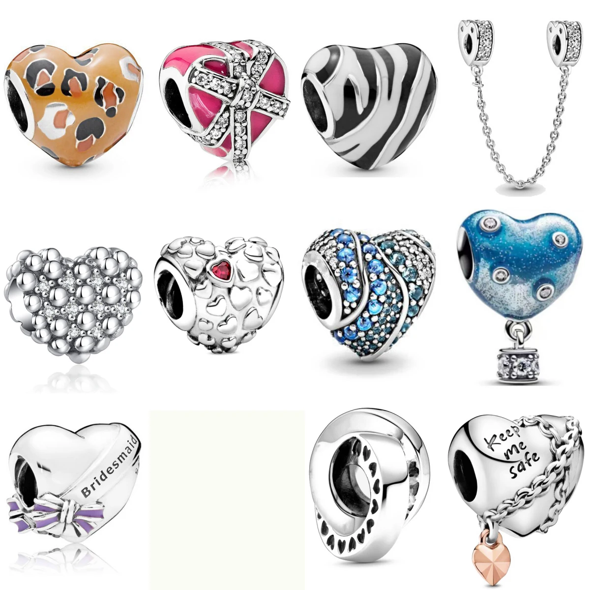 

Beautiful New Trinkets 925 Sterling Silver Hot-selling Pink Bow Gift Box Charms Fit Charm Silver Original Bracelet Jewelry