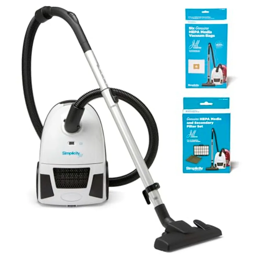 

Комплект пылесборников и фильтров Jill Canister Type Z для пылесосов с низким ворсом и для деревянных полов, с двойной сертификацией HEPA, для лестниц