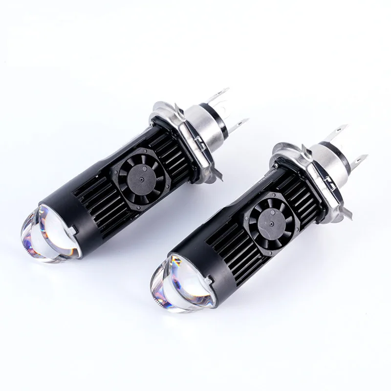 Integrated Motorcycle Headlight Y1 MT Laser Matrix Lens Direct Plug H4 Far and Near Integrated Car LED Light